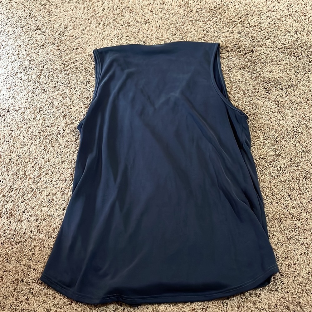 Small Alya Blue Criss-Cross Shirt - Picture 5 of 5